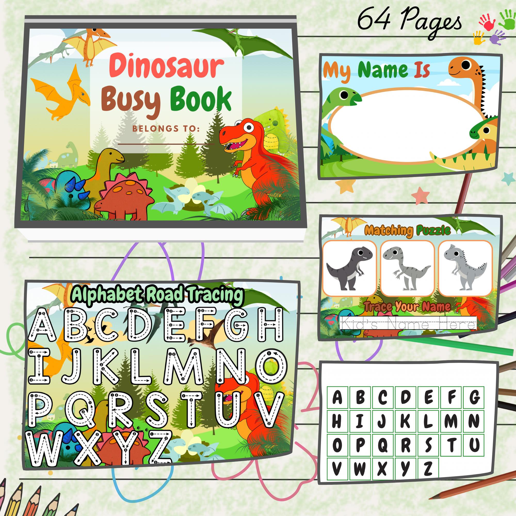 Busy book sample page